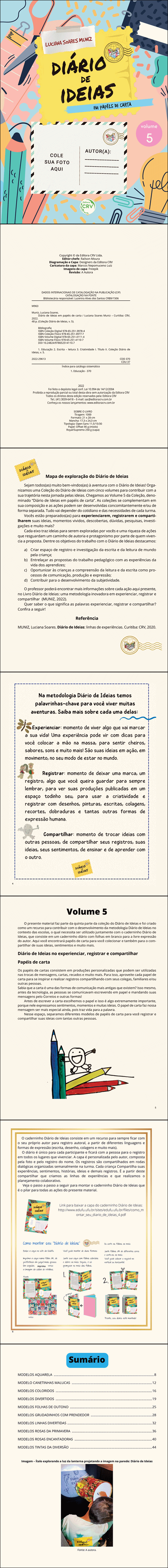 DIÁRIO DE IDEIAS EM PAPÉIS DE CARTA - Vol. 05